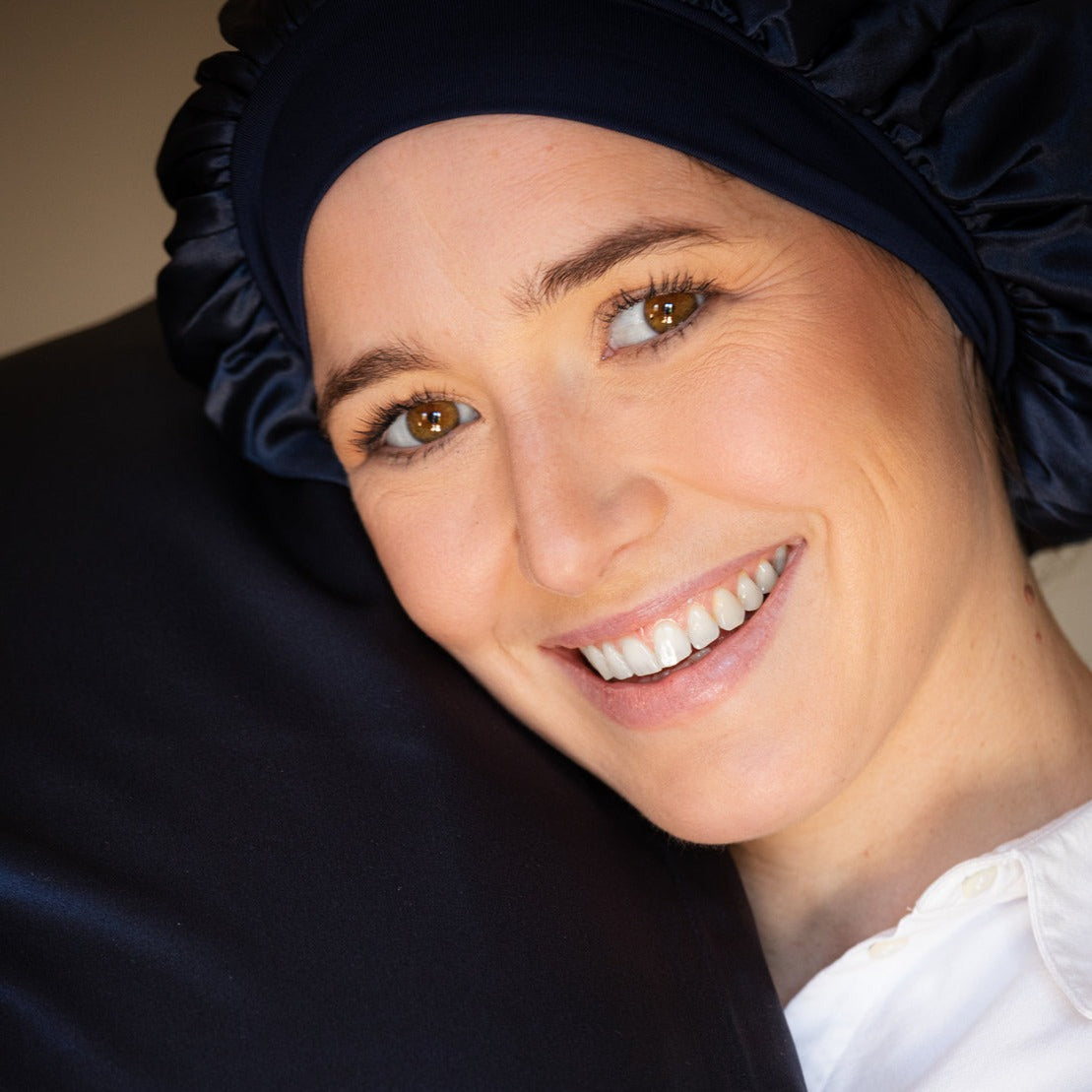 Bonnet de nuit pure soie